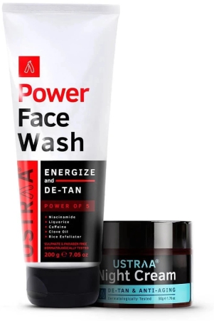 ustraa-power-face-wash-energize-and-de-tan-200g-night-cream-50g