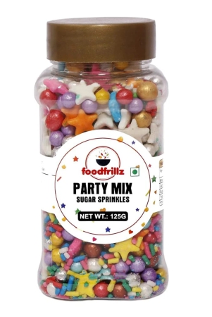 foodfrillz-party-mix-125-g-sugar-sprinkles-for-cake-decoration