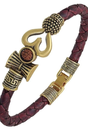 vindhy-shiv-trishul-rudraksh-bracelet-none