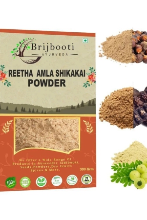 brijbooti-reetha-amla-and-shikakai-powder-combo-pack-for-hair-care-300-gr-3-in-1-hair-cleanser