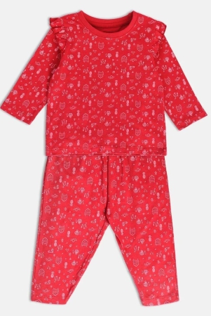 mini-klub-red-cotton-baby-girl-top-trouser-pack-of-1-none