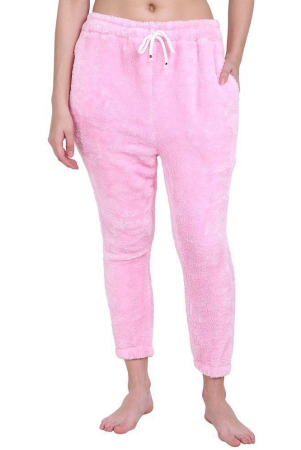 ppthefashionhub-pink-woollen-regular-womens-joggers-pack-of-1-none