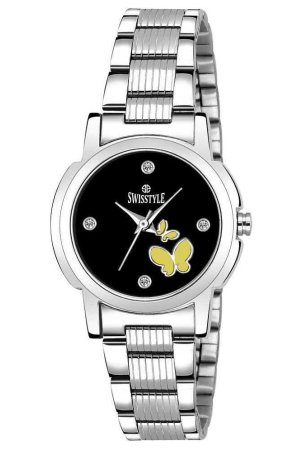 swisstyle-stainless-steel-round-womens-watch