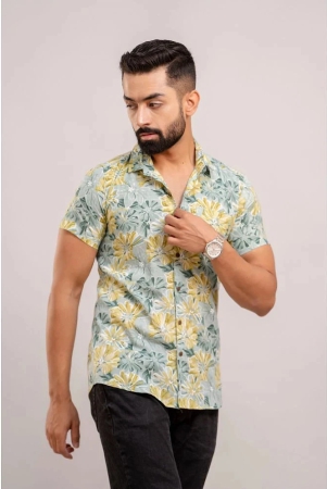 frionkandy-100-cotton-regular-fit-printed-half-sleeves-mens-casual-shirt-green-pack-of-1-none