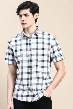 showoff-cotton-blend-regular-fit-checks-half-sleeves-mens-casual-shirt-white-pack-of-1-none