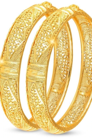 vivastri-gold-bangle-pack-of-1-none