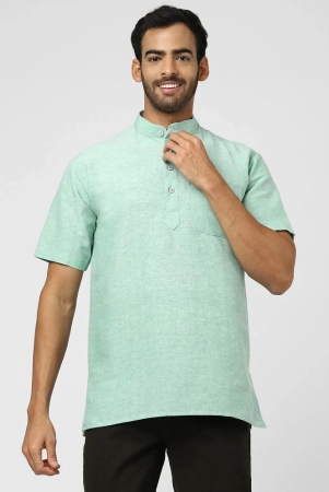 deshbandhu-dbk-green-cotton-mens-kurta-single-none