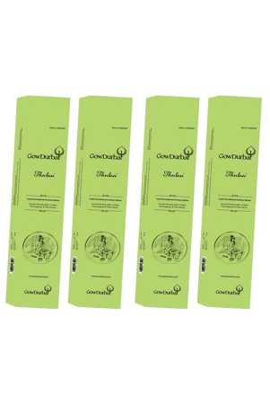 gow-durbar-coal-free-natural-incense-sticks-agarbatti-pack-of-4-tulasi