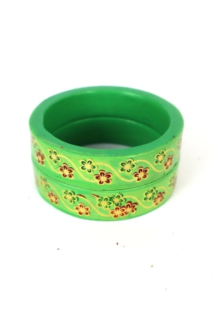 fhs-rajasthani-flowers-design-parrot-green