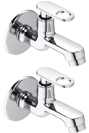 Cossimo Brass Orio Bib Cock Tap (Pack of 2) Brass Bathroom Tap (Bib Cock)