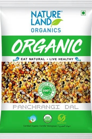 Natureland Organics Panchrangi Dal, 1 Kg