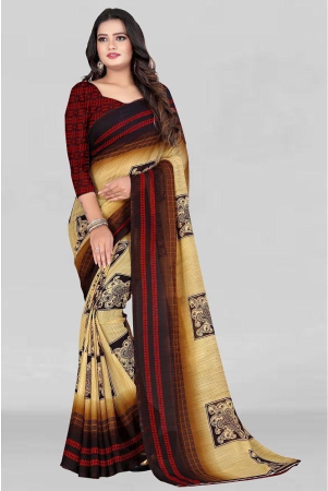 leelavati-maroon-georgette-saree-with-blouse-piece-pack-of-1-maroon