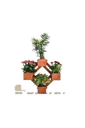 barish-wall-mounted-planter-diamond-handcrafted-with-rubberwood-indoor-planter-frame-with-stand-25-x-25-x-6-inches-sandy-brown