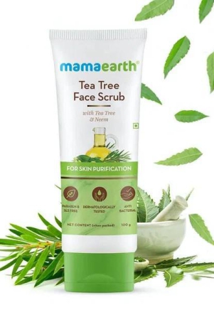 mama-earth-tea-tree-face-scrub-100gm