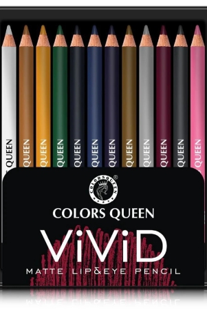 colors-queen-vivid-matte-packof12-lip-liner-pencil-multi-12