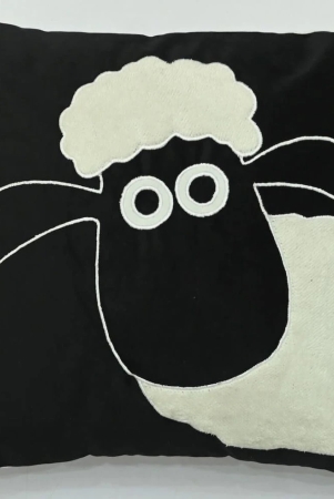 shaun-the-sheep-kids-velvet-cushion-cover-black-and-white-16-x-16