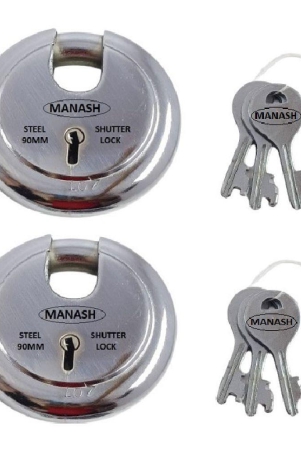 onmax-steel-lock-9-levers-90-mm-heavy-padlock-sutter-lock-round-lock-long-life-durable-with-3-keys-for-main-gate-office-home-and-shop-pack-of-2-pcs-srsl90n