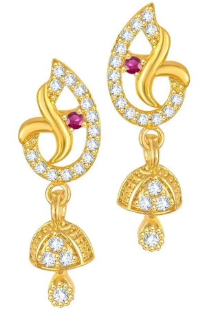 vivastri-golden-drop-earrings-pack-of-1-golden