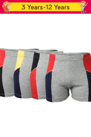 Bodycare Multicolor Innerwear - Set of 4 - 7-8 Years