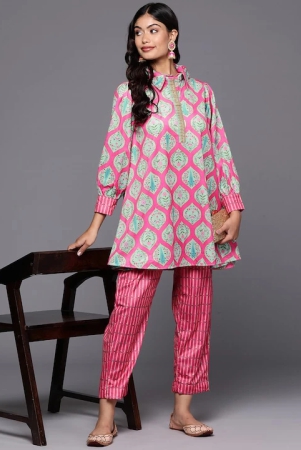 women-printed-tunic-trousers