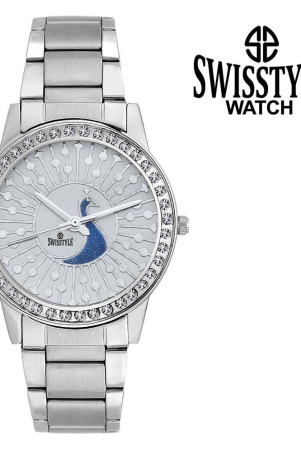 swisstyle-stainless-steel-round-womens-watch