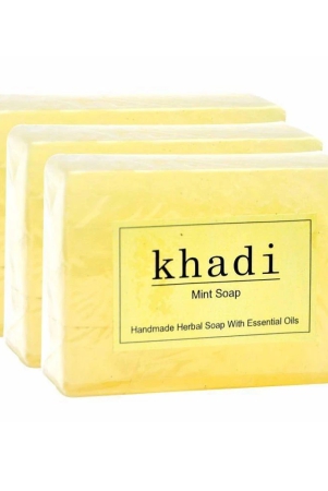 khadi-herbals-mint-soap-375-gm-pack-of-3