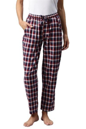 one-femme-women-checked-regular-fit-pyjama-lower