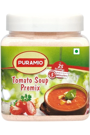 Puramio Instant Tomato Soup Premix (Natural Ingredients and No Artificial Colors Added), 250 gm