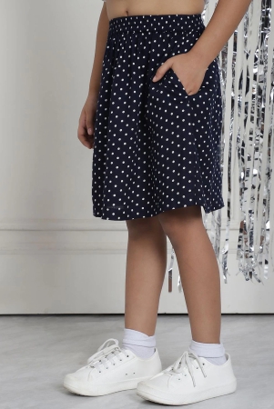 MINI & MING Girls Polka Dot Printed Pleated Skirts