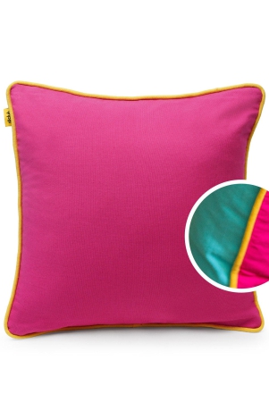 Reversible Cord Cushion Cover | Single Pink-Marine 16