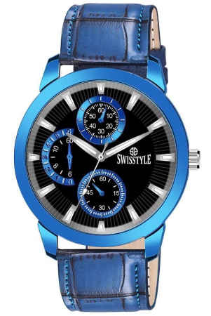 swisstyle-blue-leather-analog-mens-watch