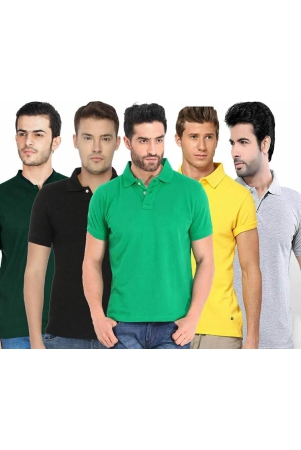 poly-cotton-solid-half-sleeves-mens-polo-t-shirt-pack-of-5-l