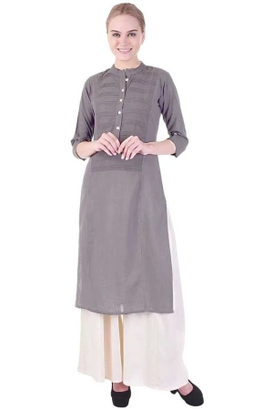 svarchi-grey-cotton-blend-womens-straight-kurti-pack-of-1-xxl