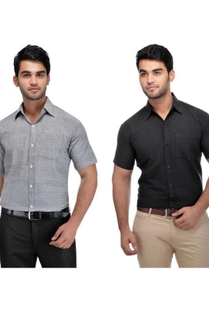 deshbandhu-dbk-cotton-regular-fit-half-sleeves-mens-formal-shirt-multi-pack-of-1-none