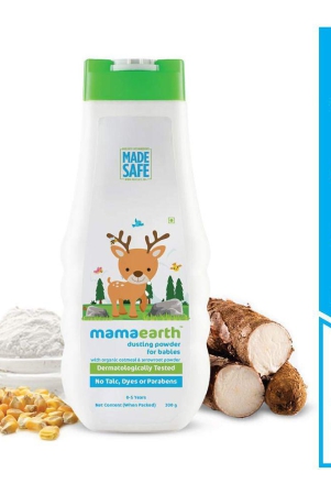 Mamaearth Dusting Powder with Organic Oatmeal & Arrowroot Powder for Babies - 300g