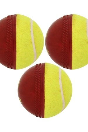 omtex-red-rubber-cricket-ball-pack-of-3-myouth