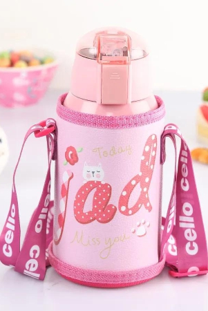 kido-hot-cold-stainless-steel-kids-water-bottle-500ml-pink-500ml