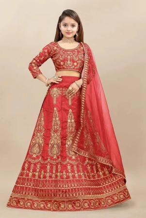 apnisha-red-silk-girls-lehenga-choli-set-pack-of-1-none