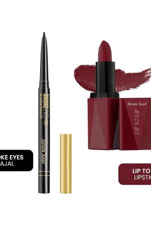 seven-seas-lip-to-lip-long-lasting-matte-lipstick-with-smoke-eyes-non-transferable-revolving-kajal