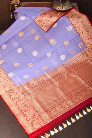 lavender-and-red-pure-organza-saree-gorgeous-banarasi-kora-silk-saree-with-sona-rupa-kadhuwa-motifs-silk-mark-certified