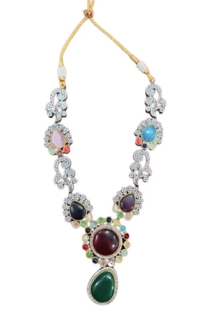 american-diamond-necklace-set-with-multicolor-stones