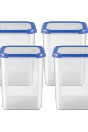 milton-stacko-360-degree-plastic-storage-container-9-set-of-4-575-litres-each-blue-storage-jar-air-tight-kitchen-organiser-container-set-refrigerator-safe-bpa-free-stackab