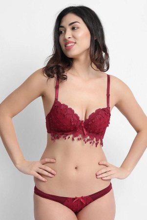 mrs-queen-maroon-cotton-lycra-womens-bra-panty-set-pack-of-1-none