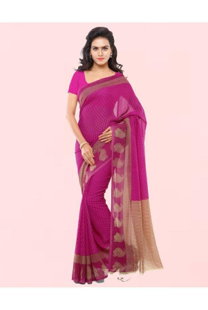 anand-pink-georgette-saree-pink