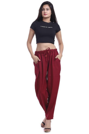 lee-moda-rayon-flared-maroon-womens-formal-pants-pack-of-1-none