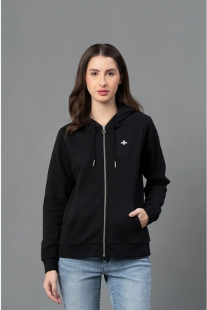 Mode By RedTape Women Black Solid Hoodie