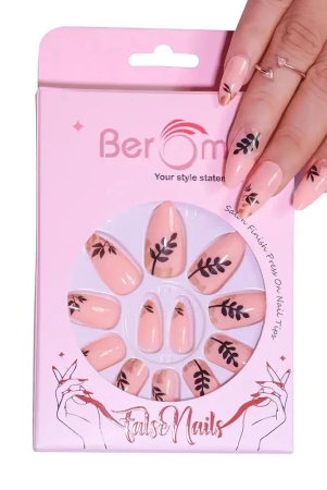 printed-short-square-nails-nail-kit-included-nude