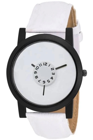 newman-white-leather-analog-mens-watch