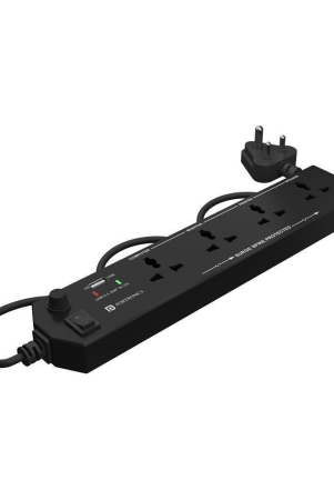 portronics-power-plate-4with-4-power-sockets-1usb-port-power-converter-black-por-1291