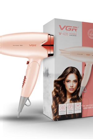 vgr-v-428-foldable-hair-dryer-12001600w-dc-motor-dual-voltage-2-speed-settings-travel-friendly-pink-vgr-v-428-foldable-hair-dryer-12001600w-dc-motor-dual-voltage-2-speed-settings-travel-frie